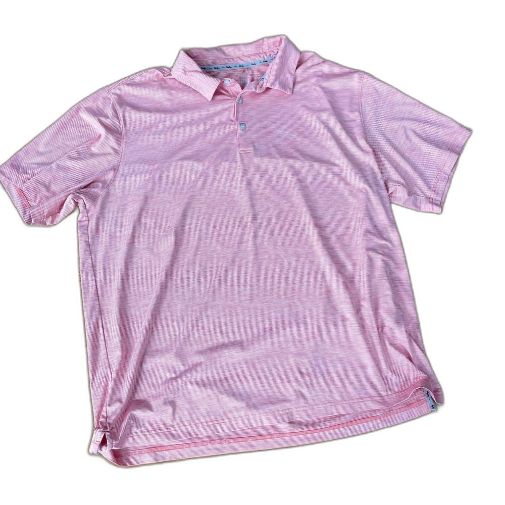 Walter Hagen Men's Golf Polo Shirt Thin Stripe 2XL